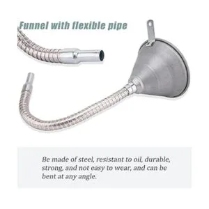 Embudo con tubo flexible embudo galvanizado flexible_5