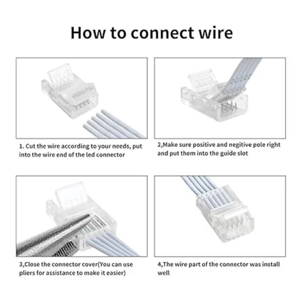 RGBZONE Cable de extensión RGBW de 5 pines de 32.8 pies y_6