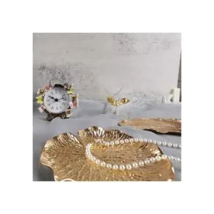 Plato de joyería de metal soporte de anillo en forma de_6