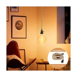 Kit de luz colgante de 16.5 pies con interruptor luces_2