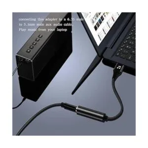 Adaptador estéreo de audio TRS USB a 14 hembra adaptador_4