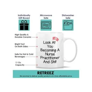 Retreez Taza divertida Look at You Becoming a Nurse_3