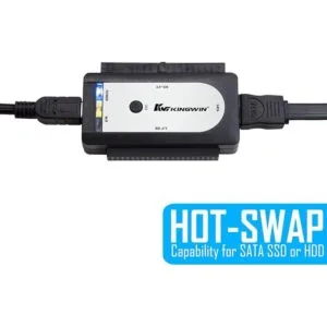 Kingwin adaptador USB a SATA NegroPlateado_3