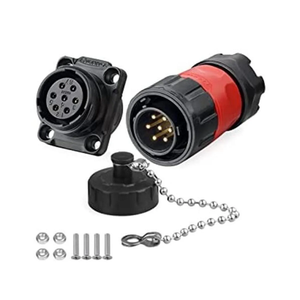 CNLINKO Conector de señal múltiple de brida de montaje en_1