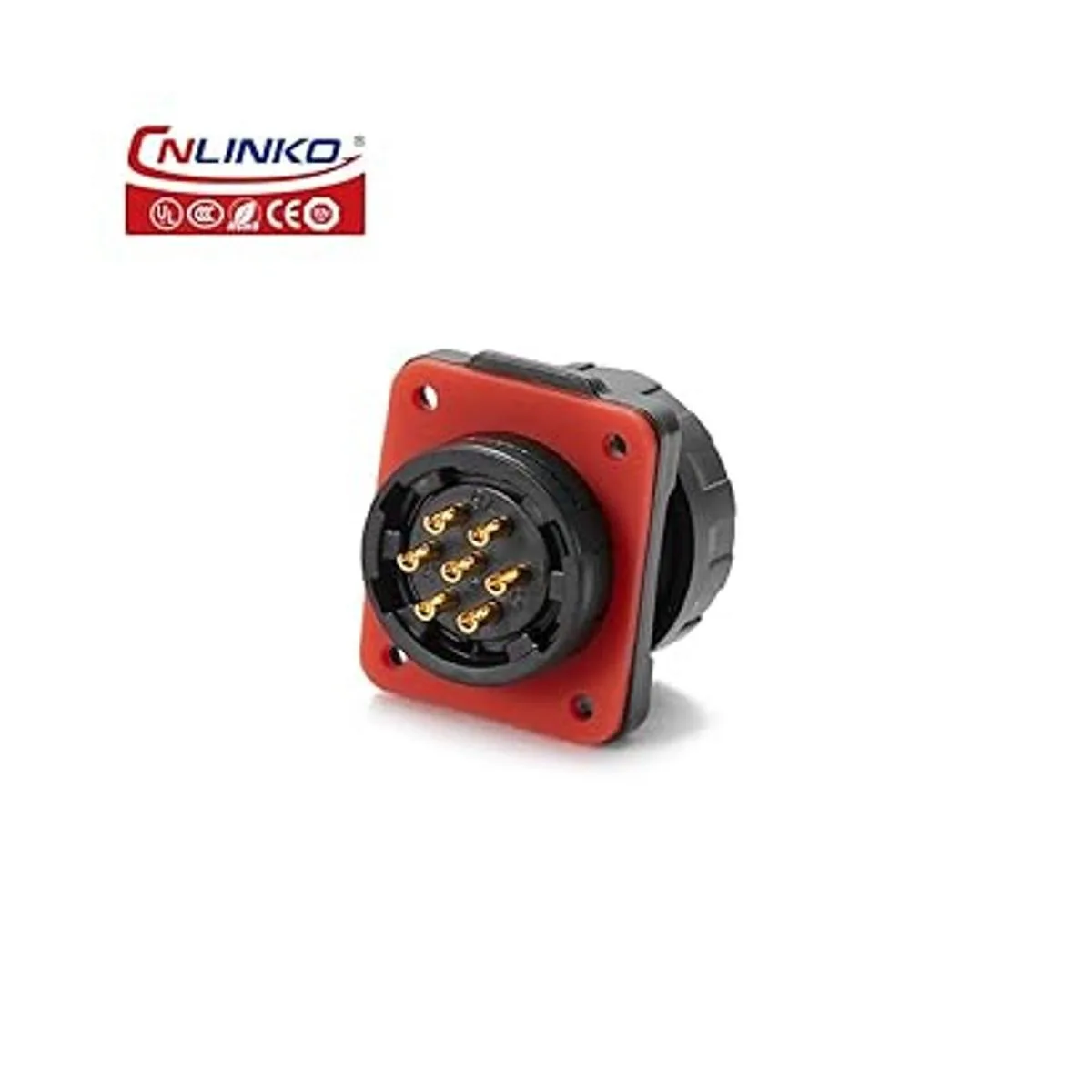 CNLINKO Conector de señal múltiple de brida de montaje en_2