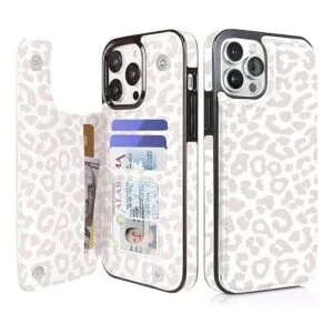 uCOLOR Beige Leopard compatible con iPhone 14 Pro Max de_1