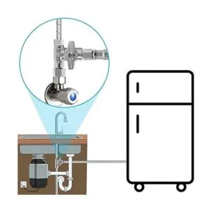 Yeleah Feed Water Adapter Angle Stop Adapter Valve Cold_6