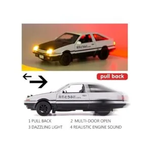 BDTCTK Toyota AE86 132 Coche de juguete con inicial D_4