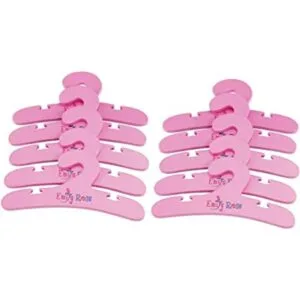 Emily Rose Juego de 10 perchas de madera para muñecas de_1