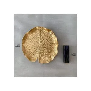 Plato de joyería de metal soporte de anillo en forma de_3