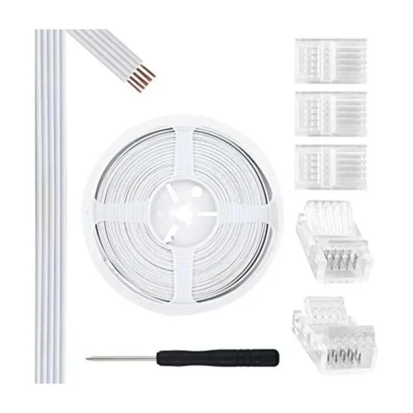 RGBZONE Cable de extensión RGBW de 5 pines de 32.8 pies y_1
