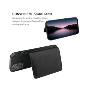KIHUWEY Compatible con iPhone 14 Pro Funda tipo cartera_5