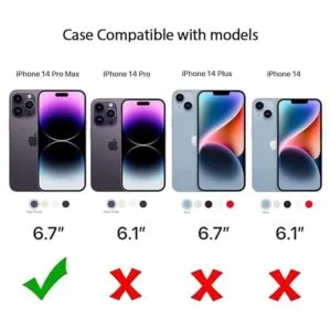 uCOLOR Beige Leopard compatible con iPhone 14 Pro Max de_2