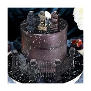 7 piezas de lápidas en miniatura de Halloween_7