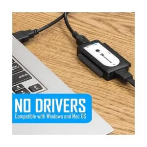 Kingwin adaptador USB a SATA NegroPlateado_2