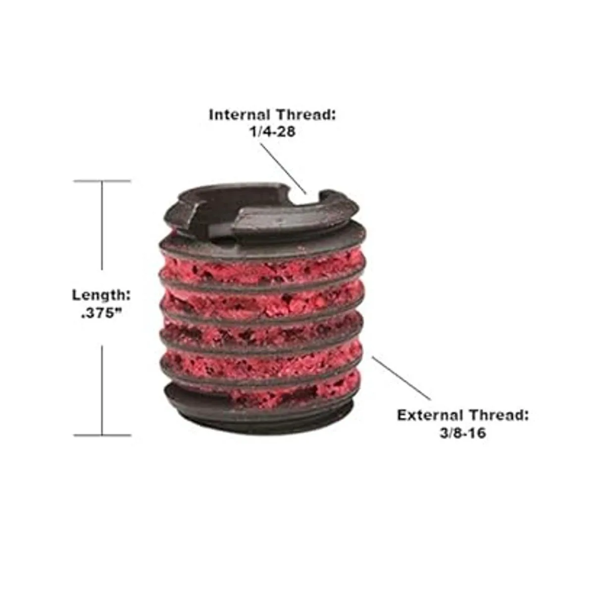 EZ Lok externamente roscado insertar c12l14 Acero al_2