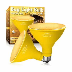 LOXYEE Par38 Bombillas LED color amarillo ámbar para_1