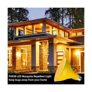 LOXYEE Par38 Bombillas LED color amarillo ámbar para_4