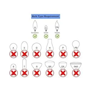 Meriville Juego de 2 lámparas de araña de seda sintética_2