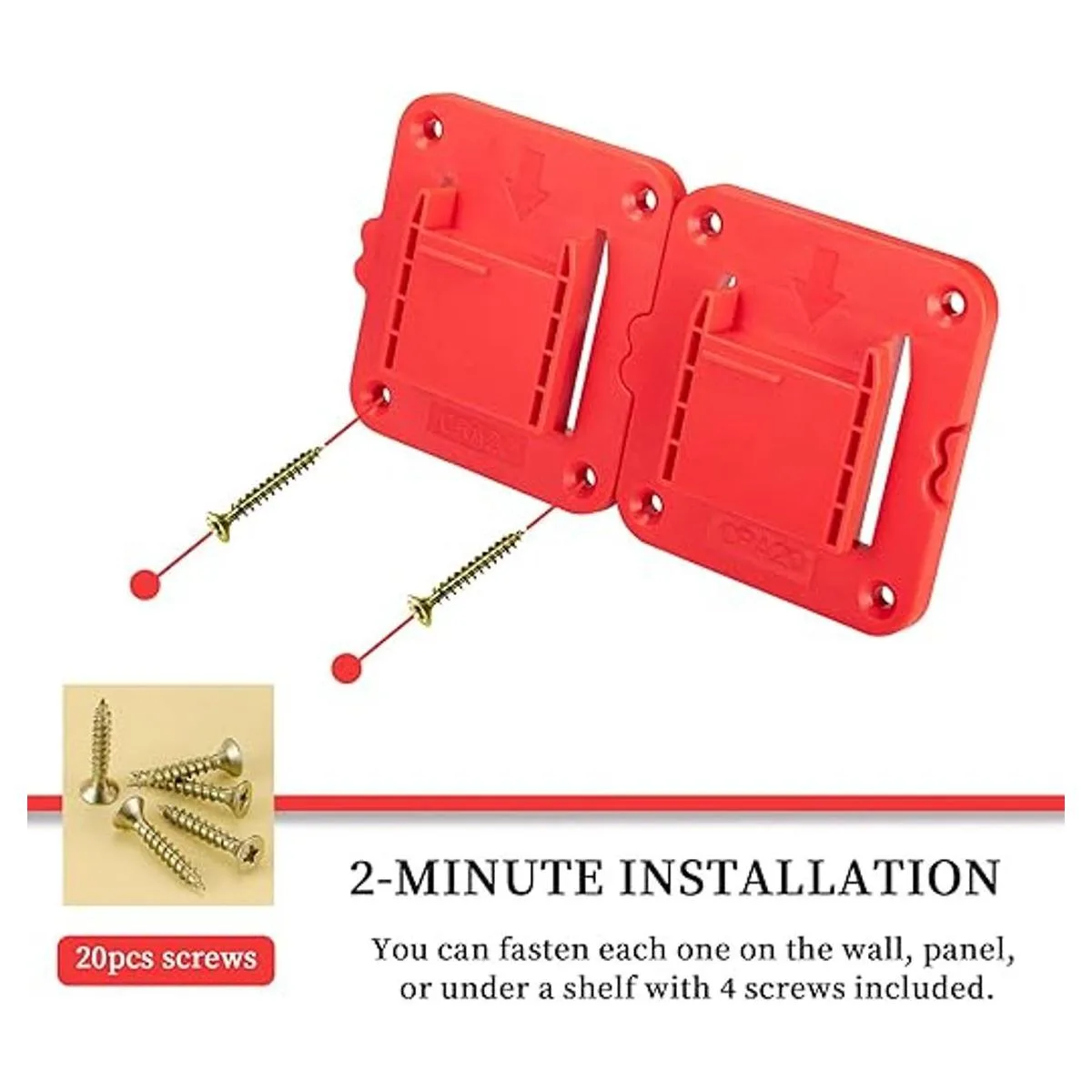 Paquete de 5 soportes de montaje para taladros apto para_5