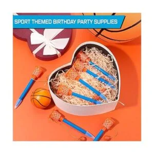 20 bolígrafos de aro de baloncesto recuerdos de fiesta de_4