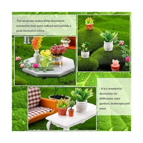 26 piezas de plantas de casa de muñecas planta de bonsái_3