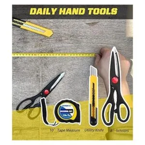 URASISTO Kit de herramientas para el hogar 40 piezas_5