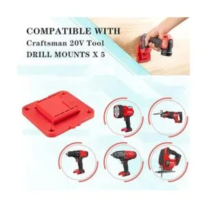 Paquete de 5 soportes de montaje para taladros apto para_4