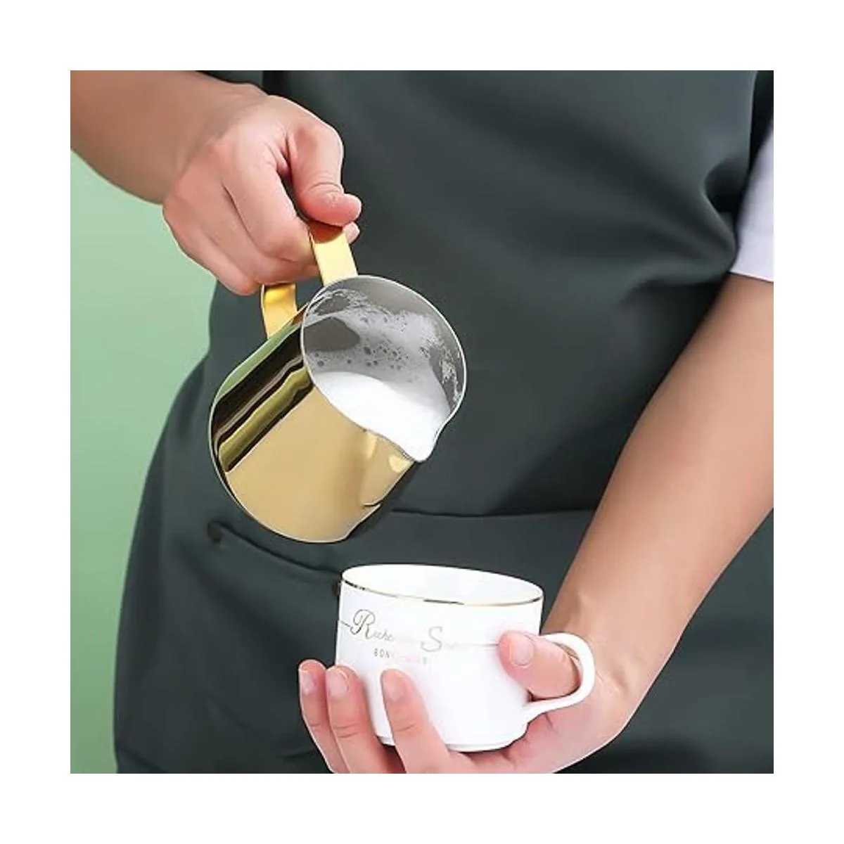 Jarra de espuma de leche de 12 onzas 11.8 fl oz jarra_6