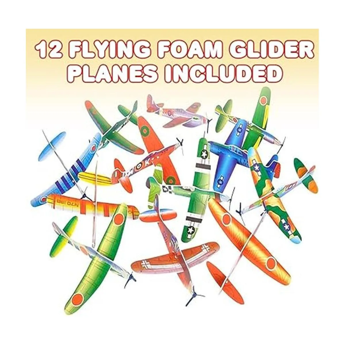 ArtCreativity Aviones de espuma para niños juego de 12_2