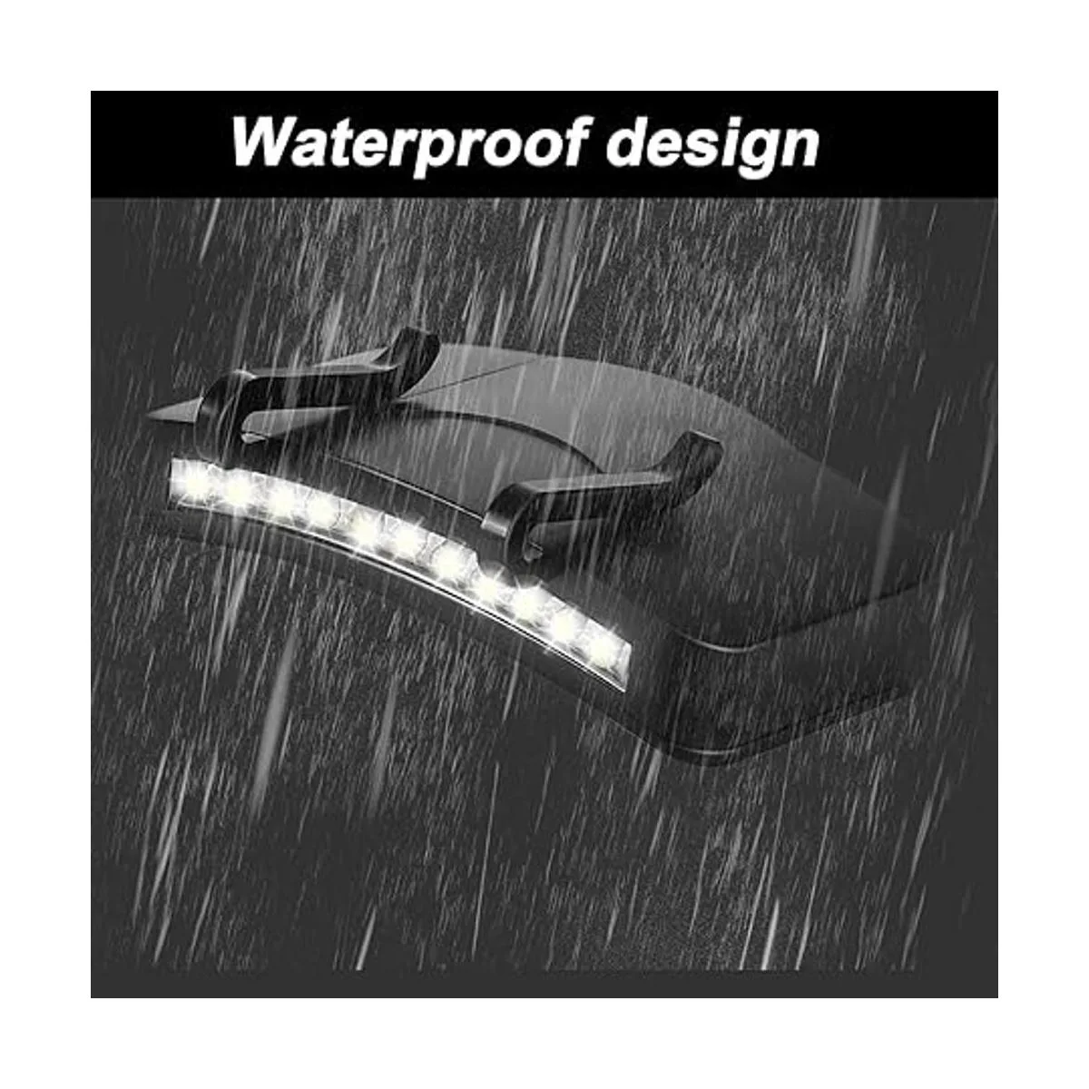 4 piezas de faros delanteros con clip 11 luces LED_5