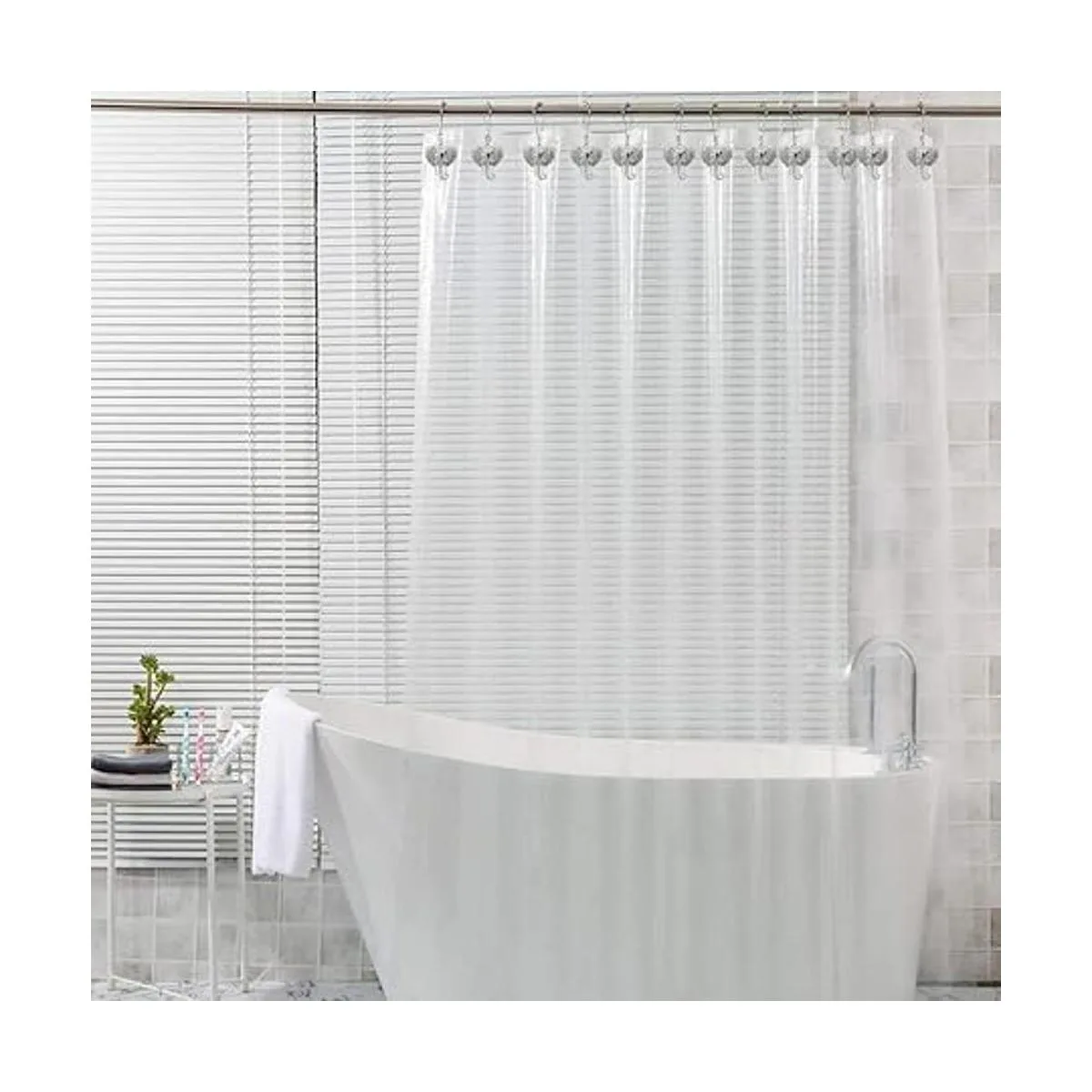 Ganchos de cortina de ducha de elefante juego de 12_5