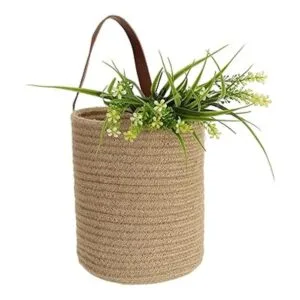 YOUEON Juego de 2 cestas para colgar en la pared de 8.5 x_4