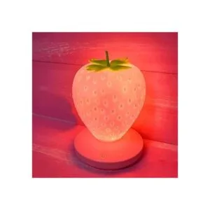 Luz nocturna de fresa bonita lámpara de fresa de_1