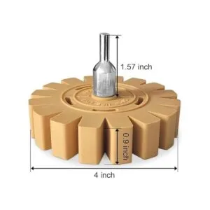 LIZMOF Decal Remover Eraser Wheel 4 Inch Rubber Wheel_3