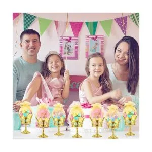 15 piezas corona rellenable con bolsa corona dorada_6