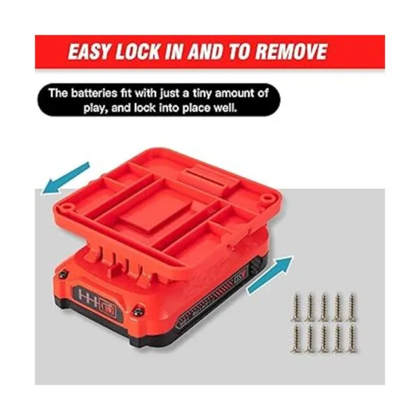 Soporte de batería para Craftsman V20 de 20 V de montaje_5