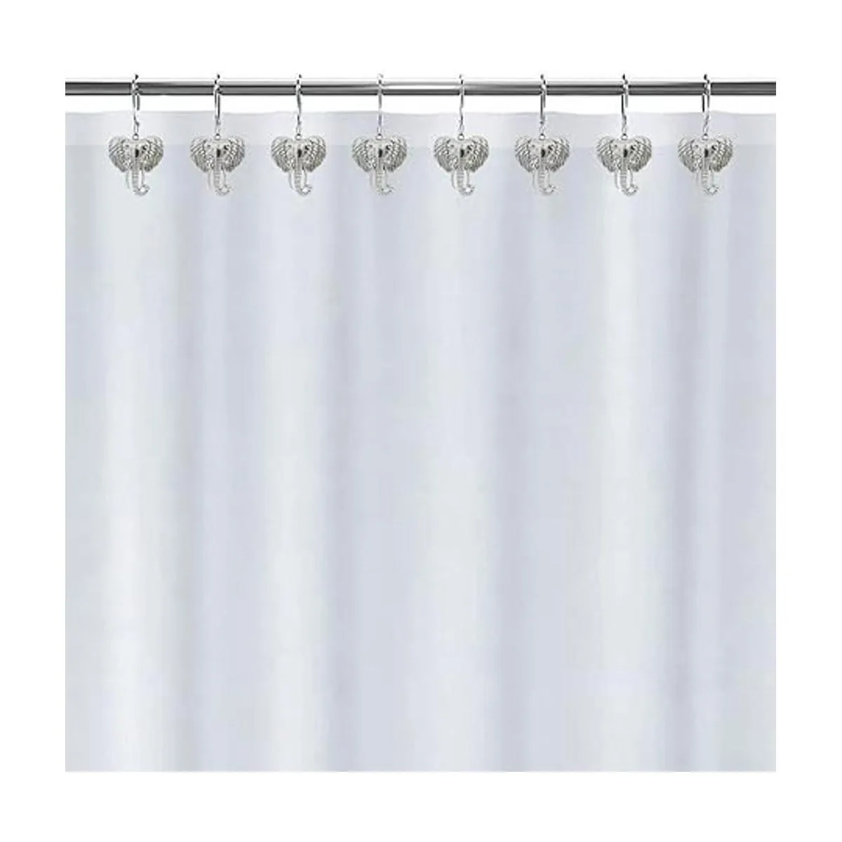Ganchos de cortina de ducha de elefante juego de 12_6