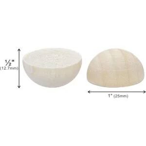 200 bolas de madera divididas de 1 pulgada de pulgada de_2