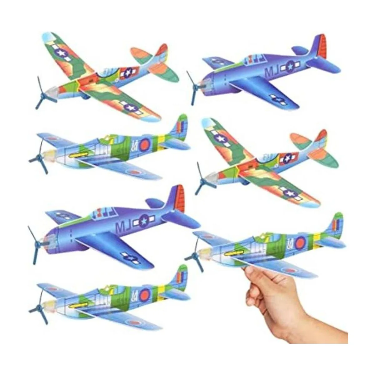 ArtCreativity Aviones de espuma para niños juego de 12_1