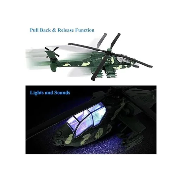 Juguete de helicóptero militar con luces y sonidos avión_3