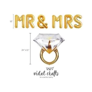 VIDAL CRAFTS Decoraciones de fiesta de compromiso_6