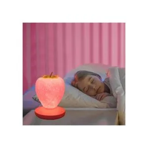 Luz nocturna de fresa bonita lámpara de fresa de_4