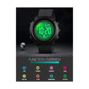 Reloj digital para niños grandes resistente al agua luz_3