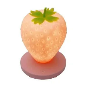 Luz nocturna de fresa bonita lámpara de fresa de_3