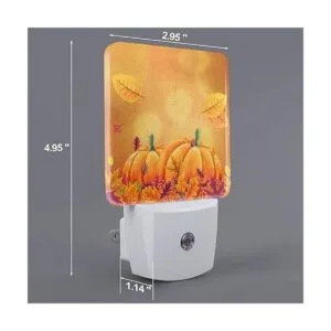 Juego de 2 luces de noche de Acción de Gracias diseño de_2