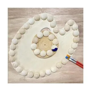 200 bolas de madera divididas de 1 pulgada de pulgada de_4