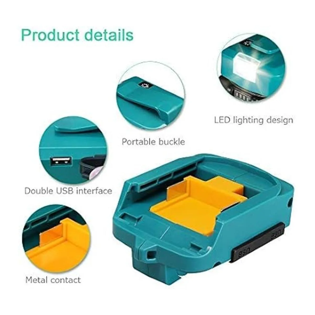 ADP05 Cargador de fuente de alimentación con 2 puertos USB_6