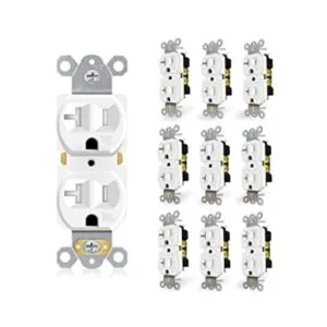 Toma eléctrica de receptáculo dúplex 20A estándar de_1