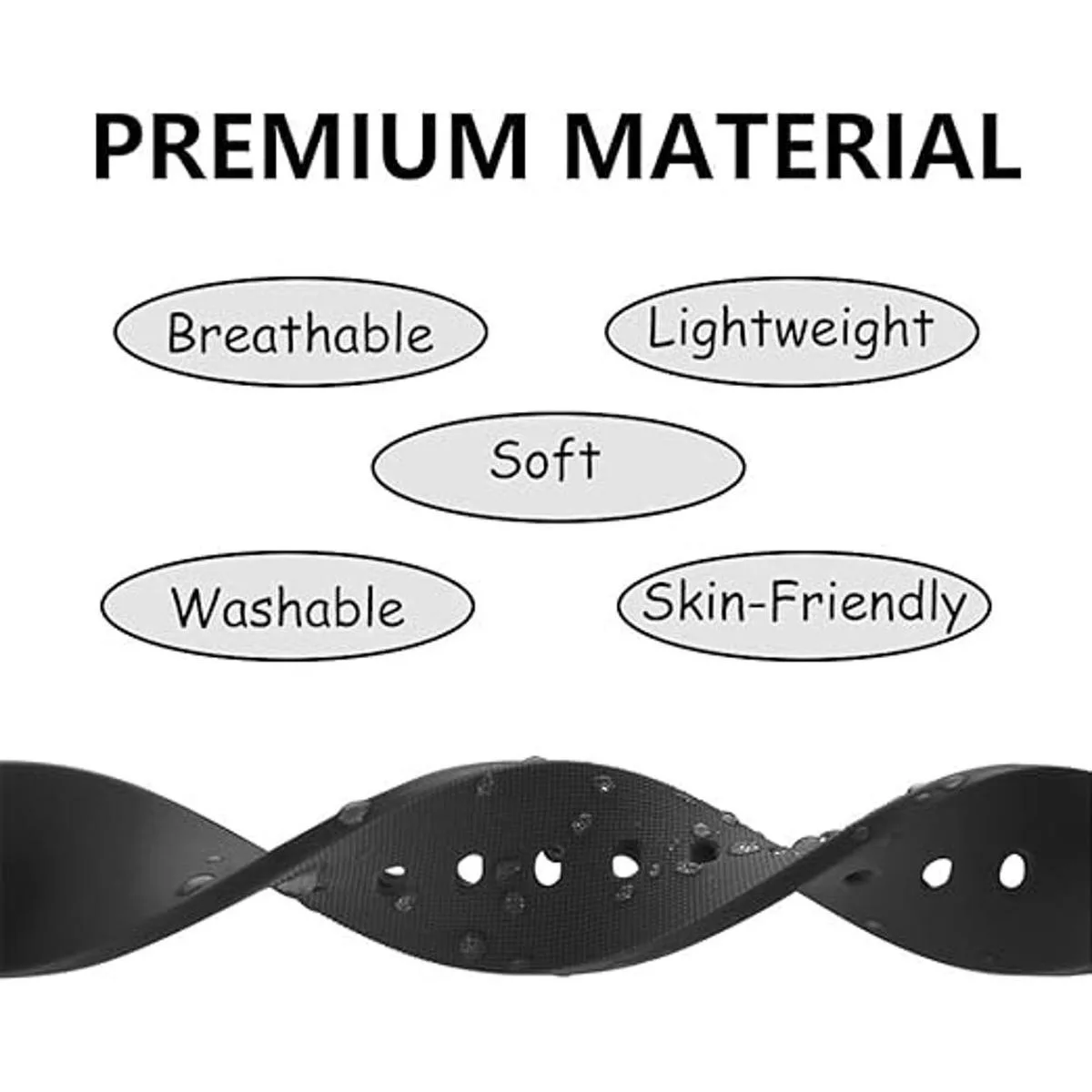 Yeejok Correa de reloj de 0.866 in compatible con Fossil_4